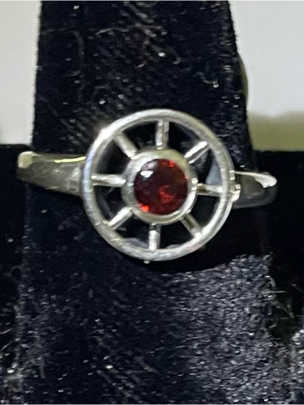 Garnet ring